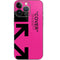Black and Pink Arrows iPhone 14 Pro Skin